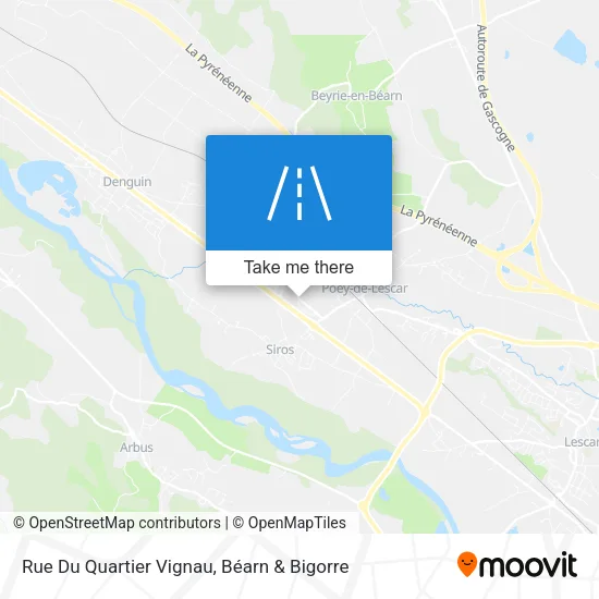 Rue Du Quartier Vignau map