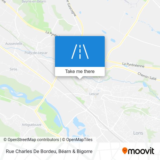 Rue Charles De Bordeu map