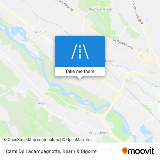 Cami De Lacampagnotte map