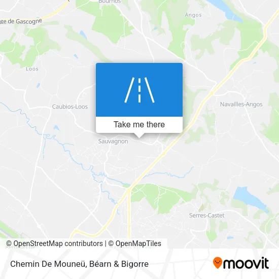 Chemin De Mouneü map