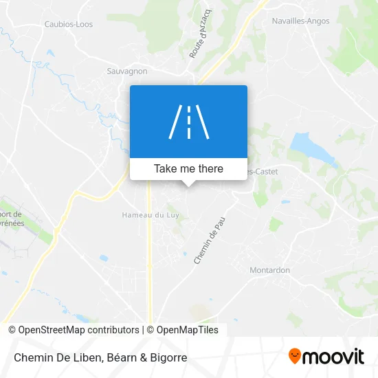 Chemin De Liben map
