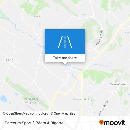Parcours Sportif map