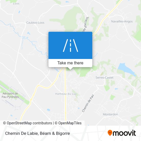 Chemin De Labie map