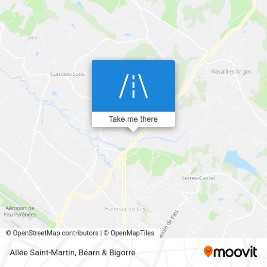 Allée Saint-Martin map