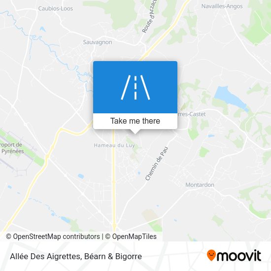 Allée Des Aigrettes map