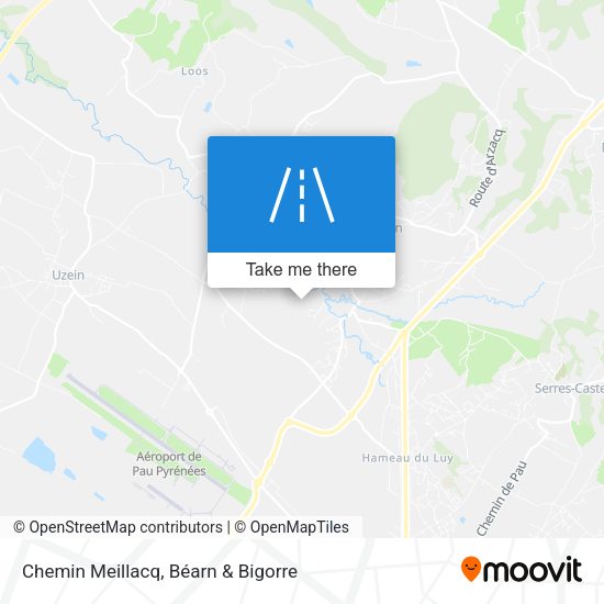 Chemin Meillacq map