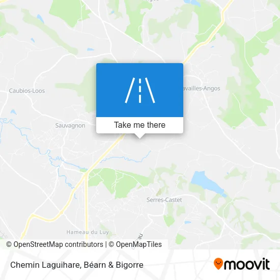 Chemin Laguihare map