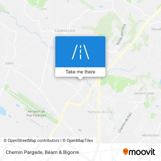Chemin Pargade map