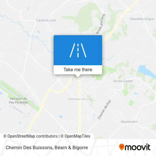 Chemin Des Buissons map