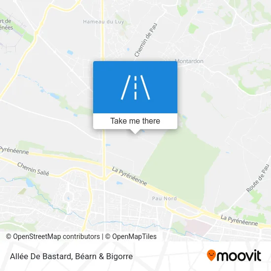 Allée De Bastard map