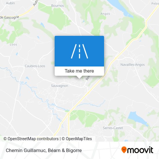 Chemin Guillamuc map