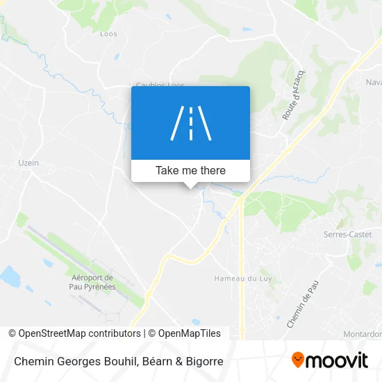 Chemin Georges Bouhil map