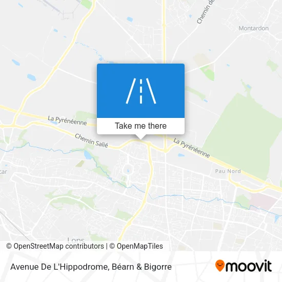 Avenue De L'Hippodrome map