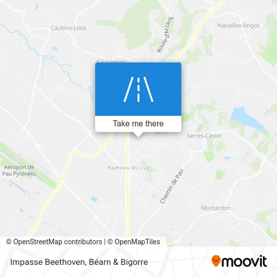 Impasse Beethoven map