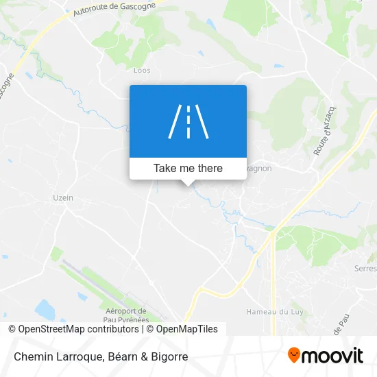 Chemin Larroque map