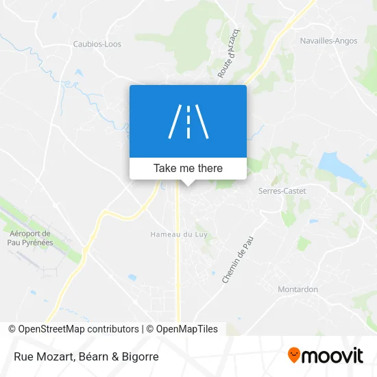 Rue Mozart map