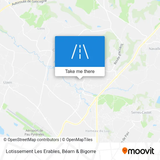 Lotissement Les Erables map