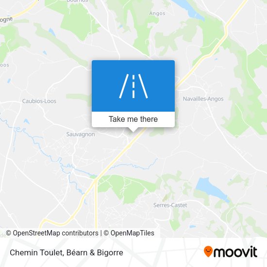 Chemin Toulet map