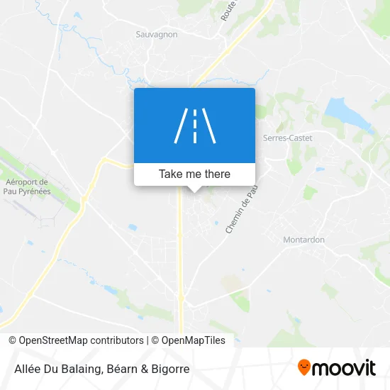Allée Du Balaing map