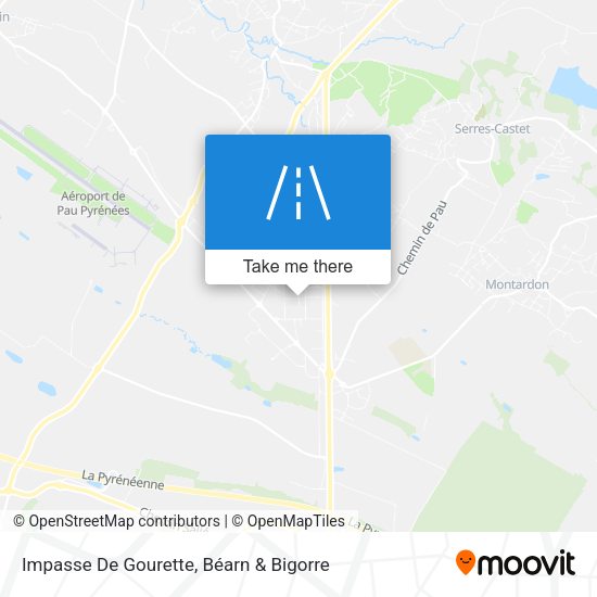 Impasse De Gourette map