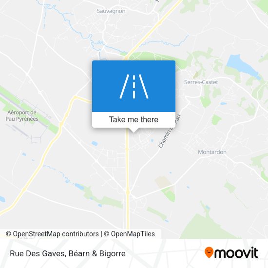 Rue Des Gaves map
