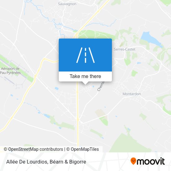 Allée De Lourdios map