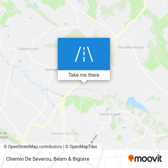 Chemin De Severou map