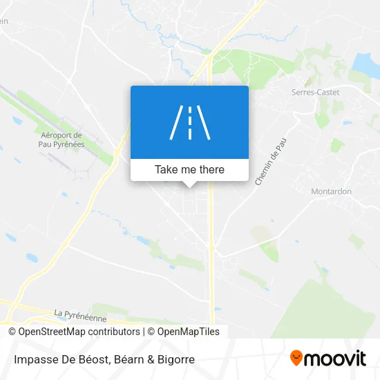 Impasse De Béost map