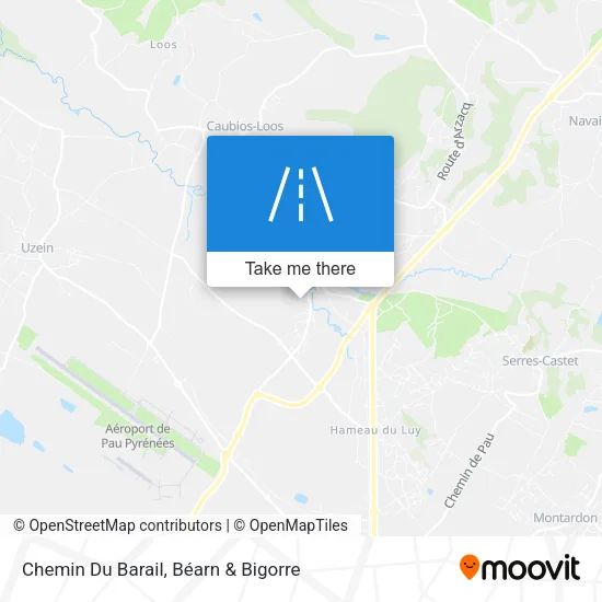 Chemin Du Barail map