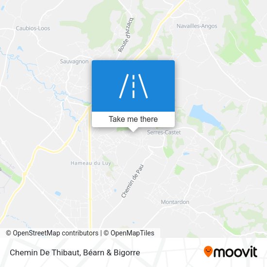 Chemin De Thibaut map