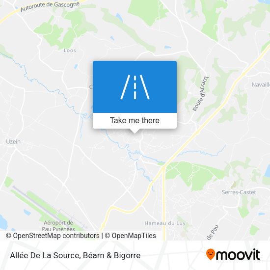Allée De La Source map