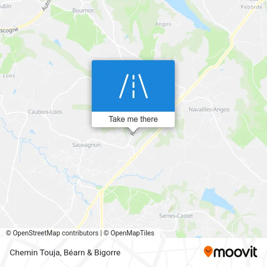 Chemin Touja map