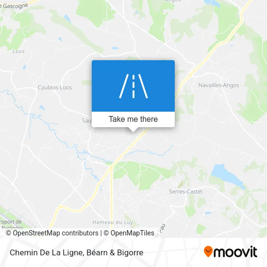 Chemin De La Ligne map