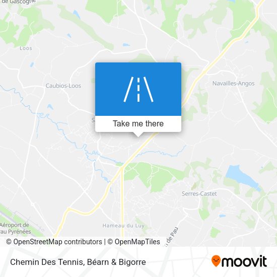 Chemin Des Tennis map