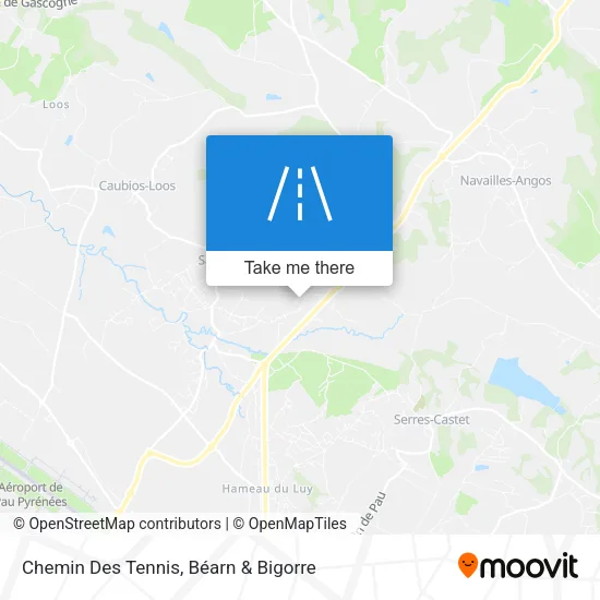 Chemin Des Tennis map
