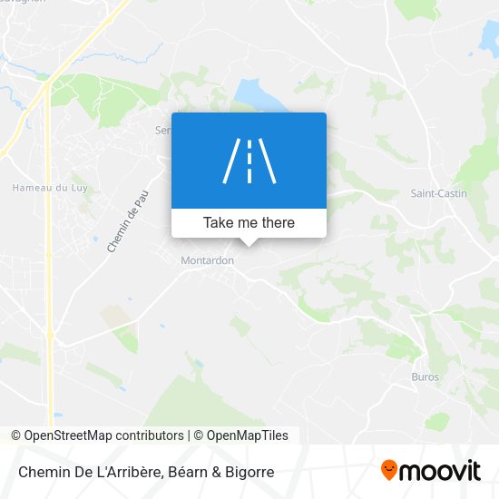 Chemin De L'Arribère map