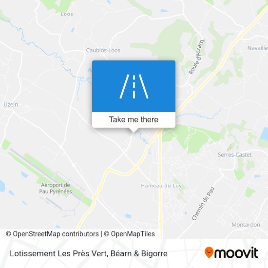 Lotissement Les Près Vert map