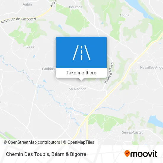 Chemin Des Toupis map