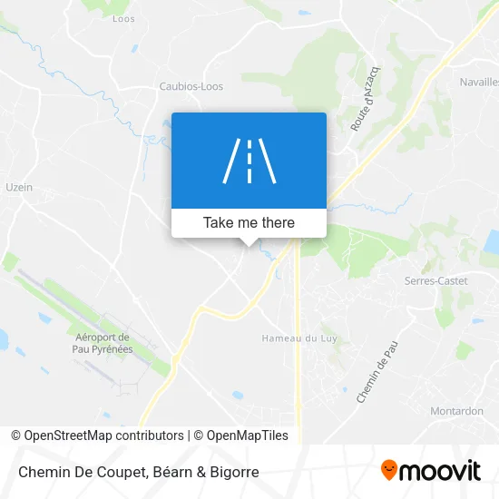 Chemin De Coupet map