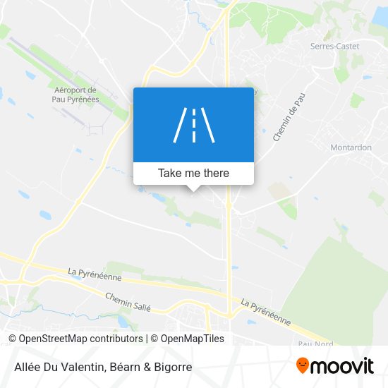 Allée Du Valentin map