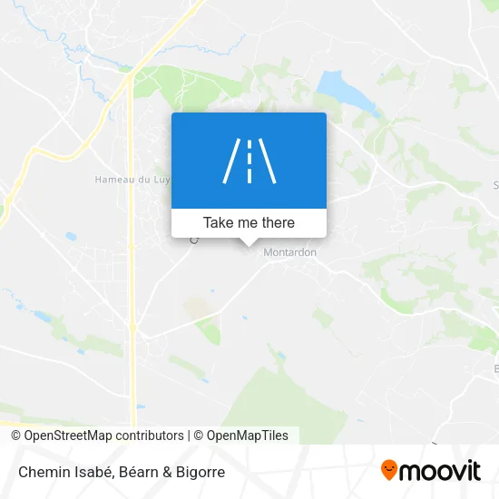 Chemin Isabé map