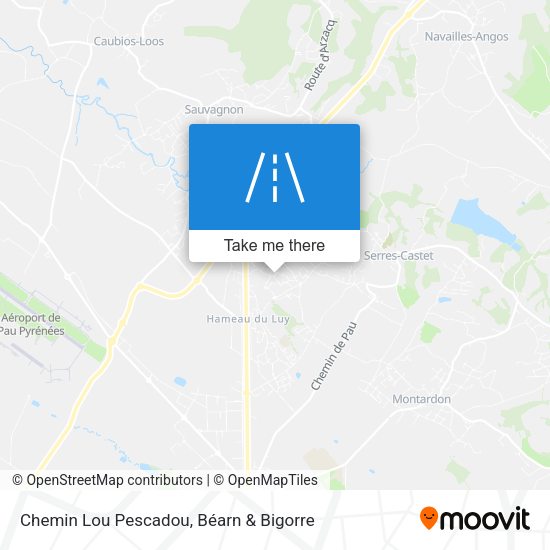 Chemin Lou Pescadou map