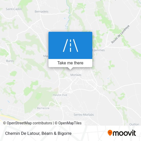 Chemin De Latour map