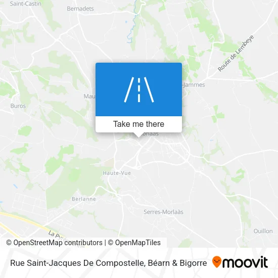 Rue Saint-Jacques De Compostelle map