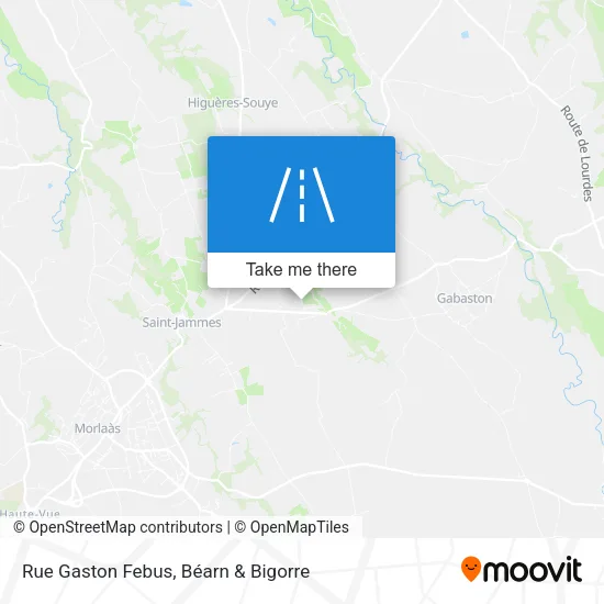 Rue Gaston Febus map