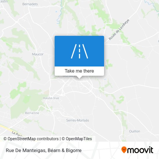 Rue De Manteigas map