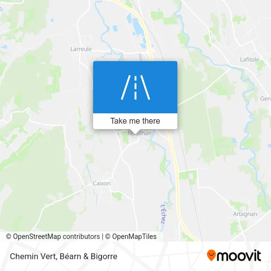 Chemin Vert map