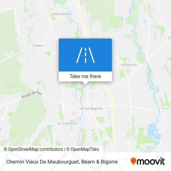 Chemin Vieux De Maubourguet map