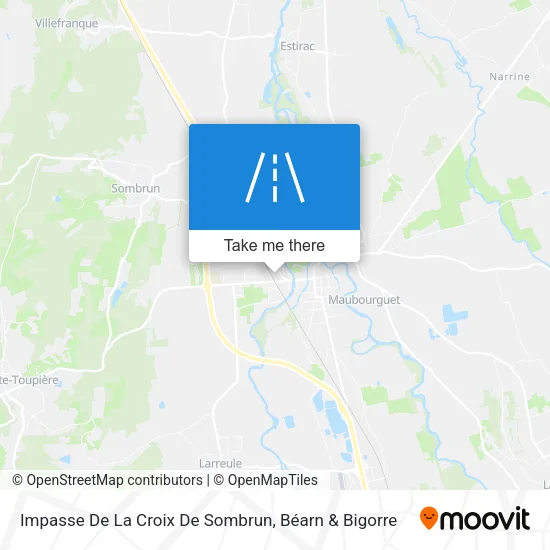 Impasse De La Croix De Sombrun map