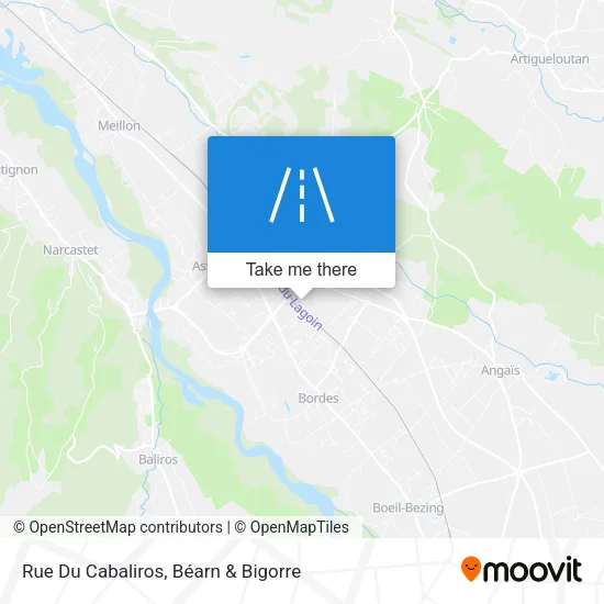 Rue Du Cabaliros map
